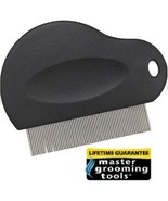 Master Grooming Tools Contoured Grip FLEA COMB All Coat Types/Breeds Pet... - $14.01 CAD