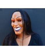 Creepy Scary Halloween Original Anarchy Smiling Grin Face Purge Mask God... - $20.56 CAD