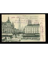 Vintage Postcard 1907 Cancel Anvers Canal Cathedral France Belgium to USA - $236.25 MXN