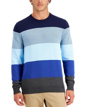 MSRP $65 Club Room Men&#39;s Striped Lightweight Sweater Navy Size XXL - $29.93