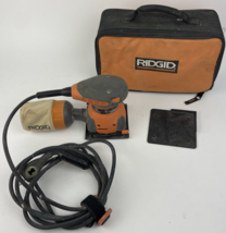 RIDGID R2500 CORDED ELECTRIC 1/4 SHEET SANDER 120V w/ Soft CASE - $44.54