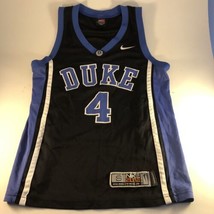 Nike ACC Elite Duke Blue Devils JJ Redick #4 Basketball Jersey Black Small Y2k - £27.68 GBP