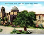 Mission San Jose Second Mission San Antonio Texas TX UNP Linen Postcard N18 - £1.54 GBP