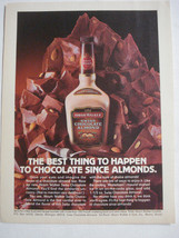 1977 Color Ad Hiram Walker Swiss Chocolate Almond Cordial - $7.99
