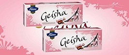 2 Boxes of Fazer Geisha Milk Chocolate with Hazelnut Filling 700g 25 Oz Finland - £34.88 GBP
