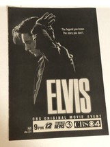 Elvis Mini Series tv Print Ad Advertisement Elvis Presley John Rhys Meyers TPA19 - £4.72 GBP