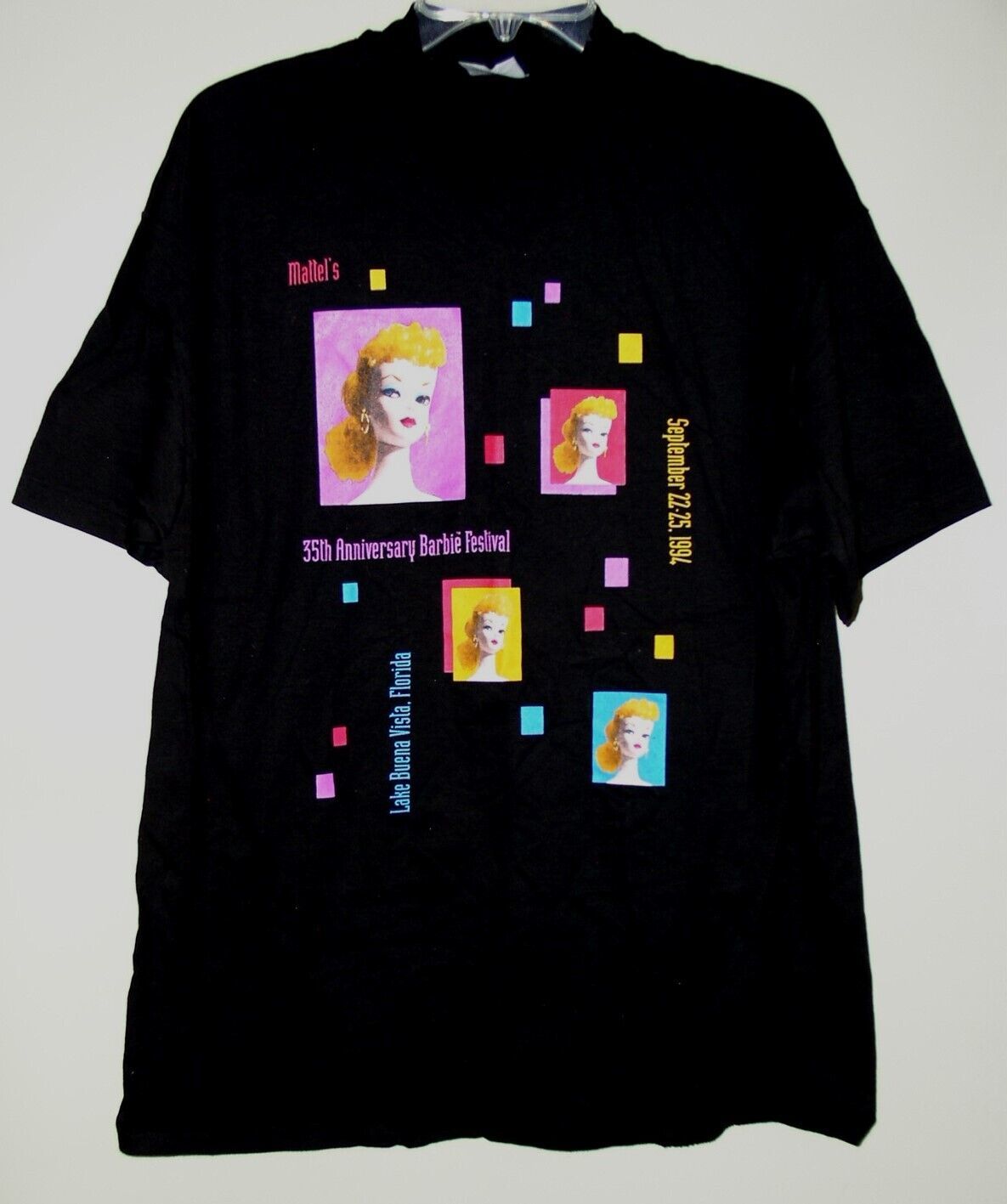 Barbie Festival Shirt Vintage 1994 Mattel Single Stitched Lake Buena Vista LARGE - $249.99
