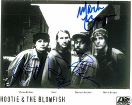 HOOTIE AND THE BLOWFISH SIGNED AUTOGRAPHED RP PHOTO BY4 - £15.92 GBP