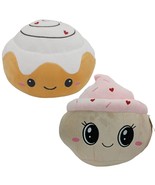 Lot of 2 Squishable Food Sweet Plush Toy Cupcake 13.5 in. and Cinnamon 1... - $26.63