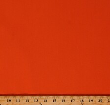 Twill Blaze Orange High Visibility 60&quot; Wide Cotton Fabric by the Yard A5... - $13.97 CAD