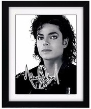 MICHAEL JACKSON Signature Print - Signed - Fully Framed - Wall Decor - £15.02 GBP