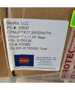 Heat seal foil bags 7&quot; x 17.25&quot; Watervaporproof, food grade approved MAD... - $1.30