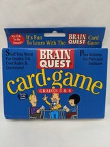 Brain Quest Card Games Grades 5 And 6 Rummy Go Fish Solitare  - £17.07 GBP