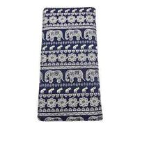 Blue Elephant Women's Flat Fold Wallet Card Holder Boho - $13.27