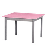 CHILDREN&#39;S PLAY TABLE - PINK &amp; GRAY Amish Handmade Wood Toddler Furnitur... - £198.22 GBP