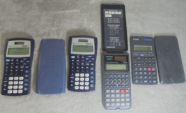 4X Scientific Algebraic Calculators Texas Instruments Casio and Radio Sh... - $13.74