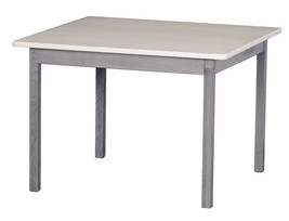 Children's Play Table - Gray & White Amish Handmade Wood Toy Furniture Usa Made - $251.99