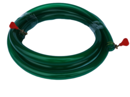Smooth Green Hose 1/2&#39;&#39; (12.5mm) 10&#39; length w/Clamps, Flexible Aquarium ... - $20.74