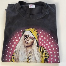 Vintage Unisex Jerzees Lady Gaga Monster Ball Tour T Shirt Black size M - £30.56 GBP
