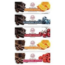 Sweet Candy Company Chocolate Stick Variety Pack Cherry, Dark Orange,Blueberry.. - £65.13 GBP