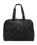 Victoria&#39;s Secret Logo Bling Duffel Tote Weekender Bag Black Diamante NEW - $68.38 CAD