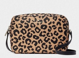 New Kate Spade Harper Graphic Leopard Crossbody Neutral Multi - $104.41