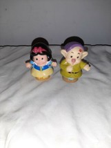 Fisher Price Little People Disney Snow White and Seven Dwarfs Snow White &amp; Dopey - £5.49 GBP