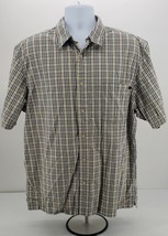 Timberland Mens Short Sleeve Size XL Plaid Button Down Shirt RN19792 - £20.04 GBP