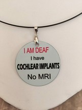 Cochlear Implant Wearer Alert Pendant - £3.96 GBP