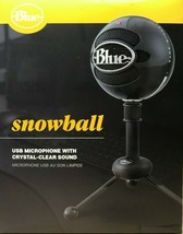 Blue - 988-000069 - Snowball USB Microphone - Gloss Black - £78.43 GBP