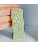20TH CENTURY Yin Yang Dragon Green Jade Cameo Pendant w. Gem Report OFFER! - €174,21 EUR