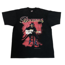 Vintage Hank Williams Jr Bocephus 1994 Tour Fan Club T Shirt Size Large USA Made - £46.51 GBP