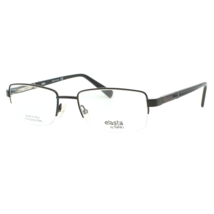 Safilo Elasta 7223 003 Matte Black Men&#39;s Half Frame Eyeglasses 55-19-145... - £56.84 GBP