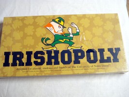 Irishopoly Notre Dame New Board Game Designed For Alumni, Students - £15.93 GBP