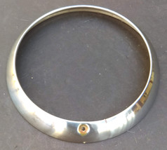 Vintage Steel Chrome Headlight Bezel Ring Trim Piece - £20.77 GBP