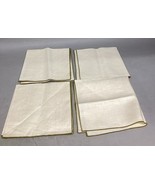 Set Of 4 Vintage Linen Hand Towels Or Napkins - 16.5x16” - €10,80 EUR