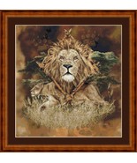 LION DIAMOND - pdf cross stitch chart Original Artwork ©  Steven Michael... - $12.00