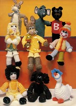 2X Crochet Knitted Toys Puppets Easter Bunny Raggedy Anne Dolls Animals ... - £10.14 GBP