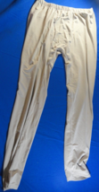UNITED THERMAL LEVEL 1 BASE LAYER PANTS MILITARY TAN SAND DESERT SIZE LARGE - $16.19