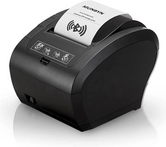 80Mm Receipt Printer, Direct Thermal Printer With Usb, Serial Ethernet, - $232.98