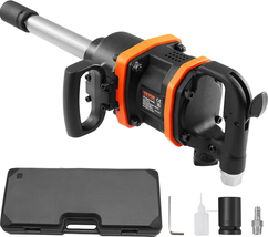 3160 Ft-Lbs High Reverse Torque Output 1&quot; Pneumatic Impact Gun W/ 8 Inch... - $242.24