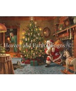 Cross Stitch Chart Pattern, HAED, He Looked Like A Peddler, Santa, XMAS, - $17.99