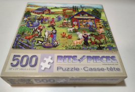 1000 piece jigsaw puzzle &quot;Farmer Fred&#39;s Petting Pen&quot; by Bits and Pieces - $5.95