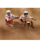 SIDECAR RACING 8X10 PHOTO PICTURE MOTORCYCLE DIRT - £3.88 GBP