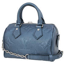 Louis Vuitton Shoulder Bag Speedy Bandouliere 20 Monogram Emplant Leather - £2,932.46 GBP