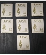 Live backstage passes 7 Throwing Copper Tour 1995 AUTHENTIC!! - $40.96 CAD