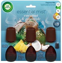 Air Wick Essential Mist Oil Fragrance Refills, Coconut &amp; Pineapple, 3 Pack - £19.63 GBP