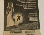 The Living Daylights Movie Print Ad Timothy Dalton Joe Don Baker TPA10 - £4.67 GBP