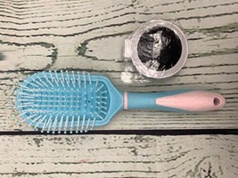 2 Pack Thick Hair Detangler Brush Sets for Women Hairbrush Wheat Straw - £16.13 GBP