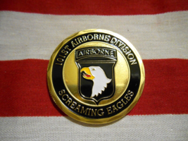 101ST AIRBORNE DIVISION SCREAMING EAGLES CHALLENGE COIN - £6.29 GBP